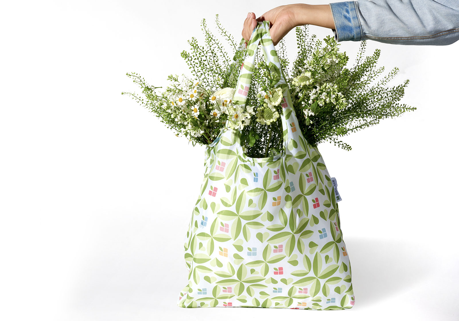 Biolage Earth Day tote bag made of recycled bottles