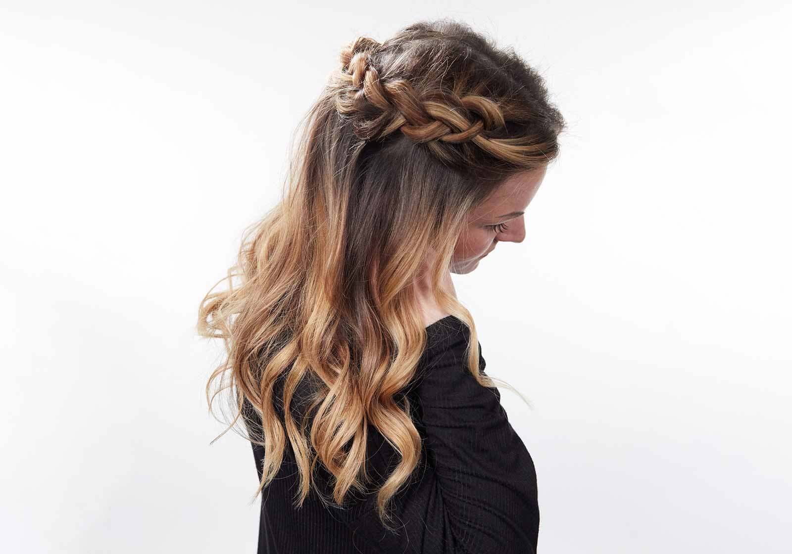 Swept away - try this sweeping half French braid tutorial - Hair Romance