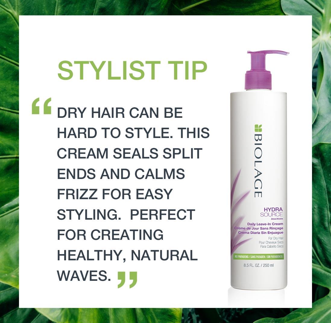HydraSource Leave-In Cream stylist tip