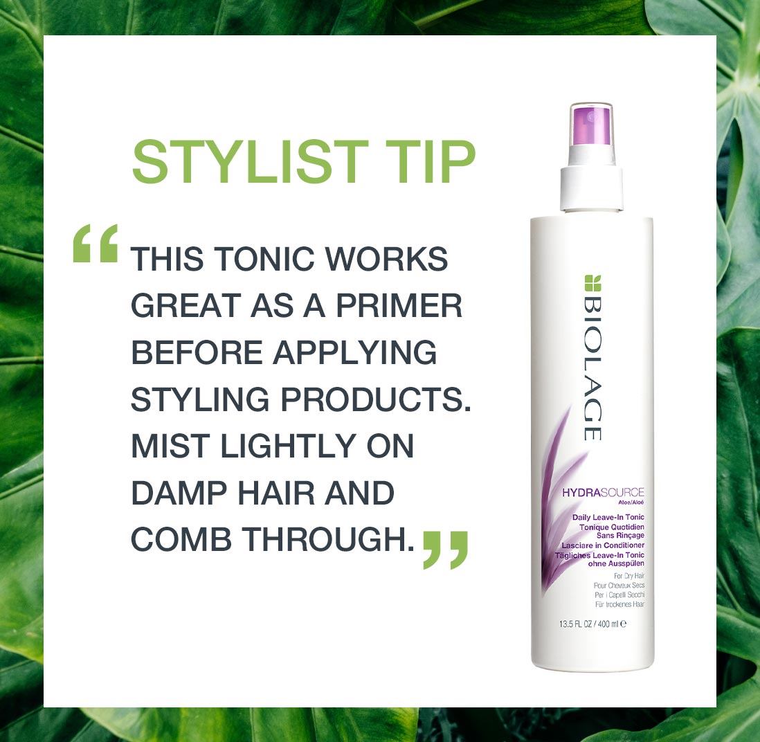 HydraSource Leave-In Tonic stylist tip