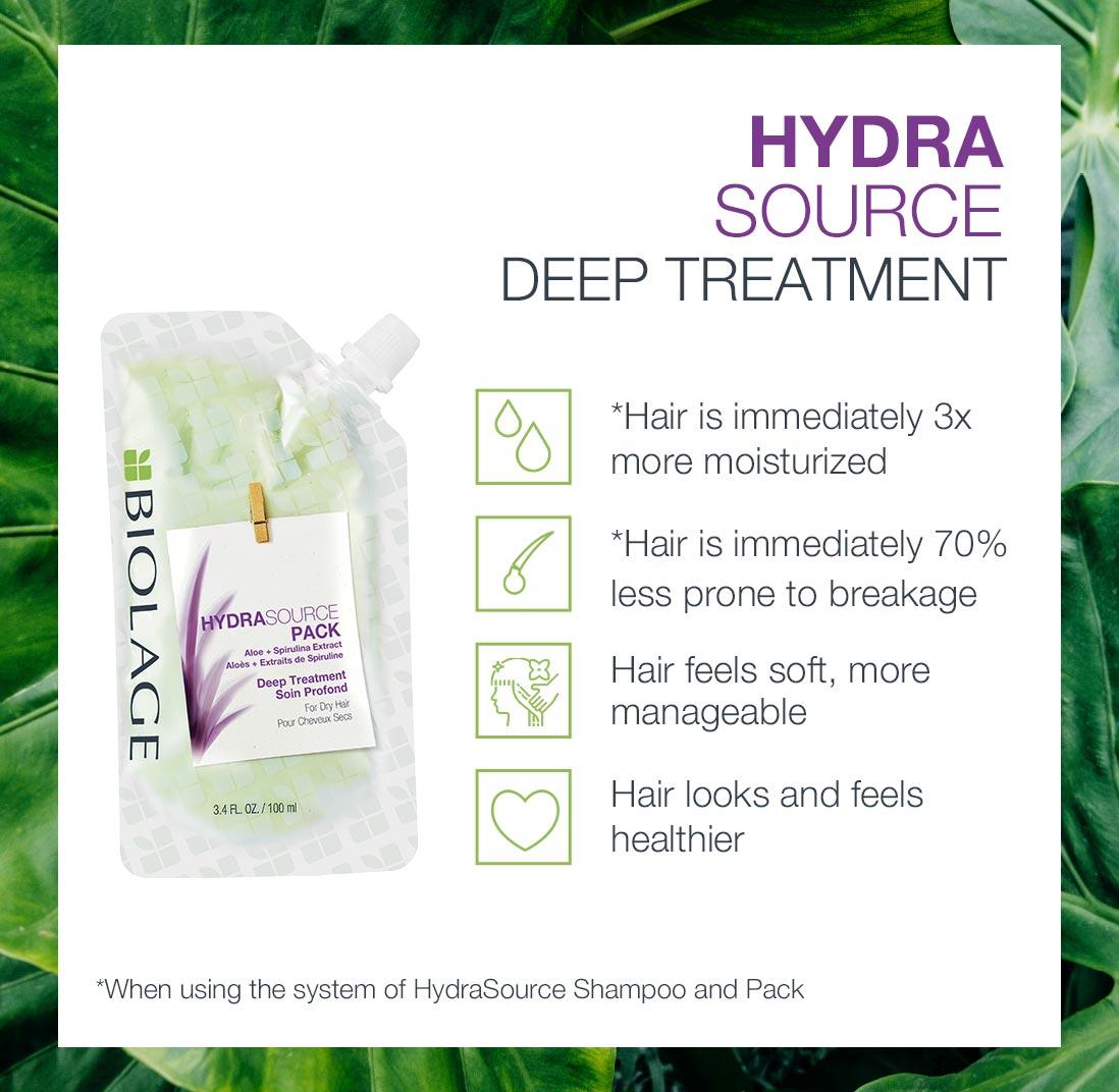HydraSource Deep Treatment Pack benefits