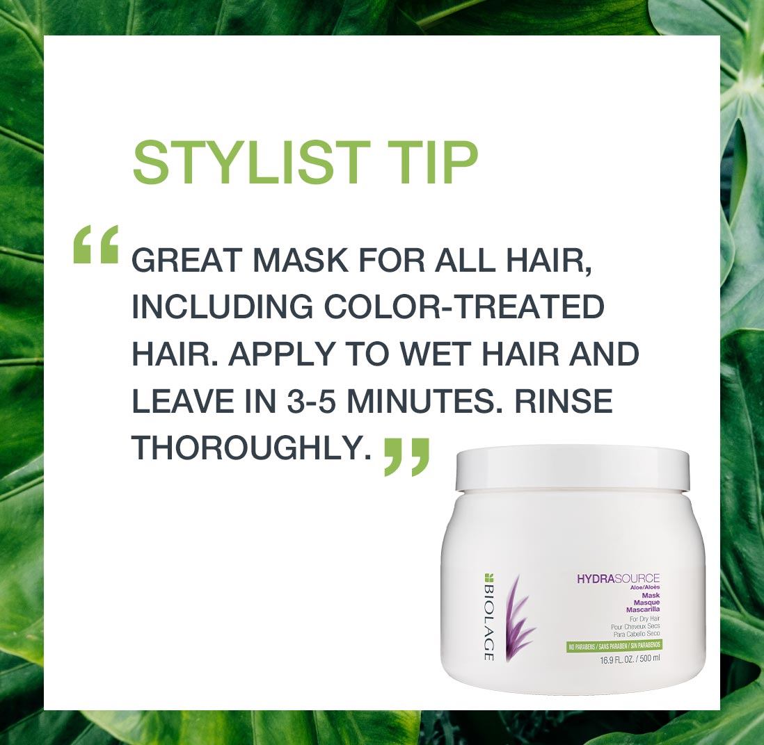 HydraSource Hair Mask stylist tip