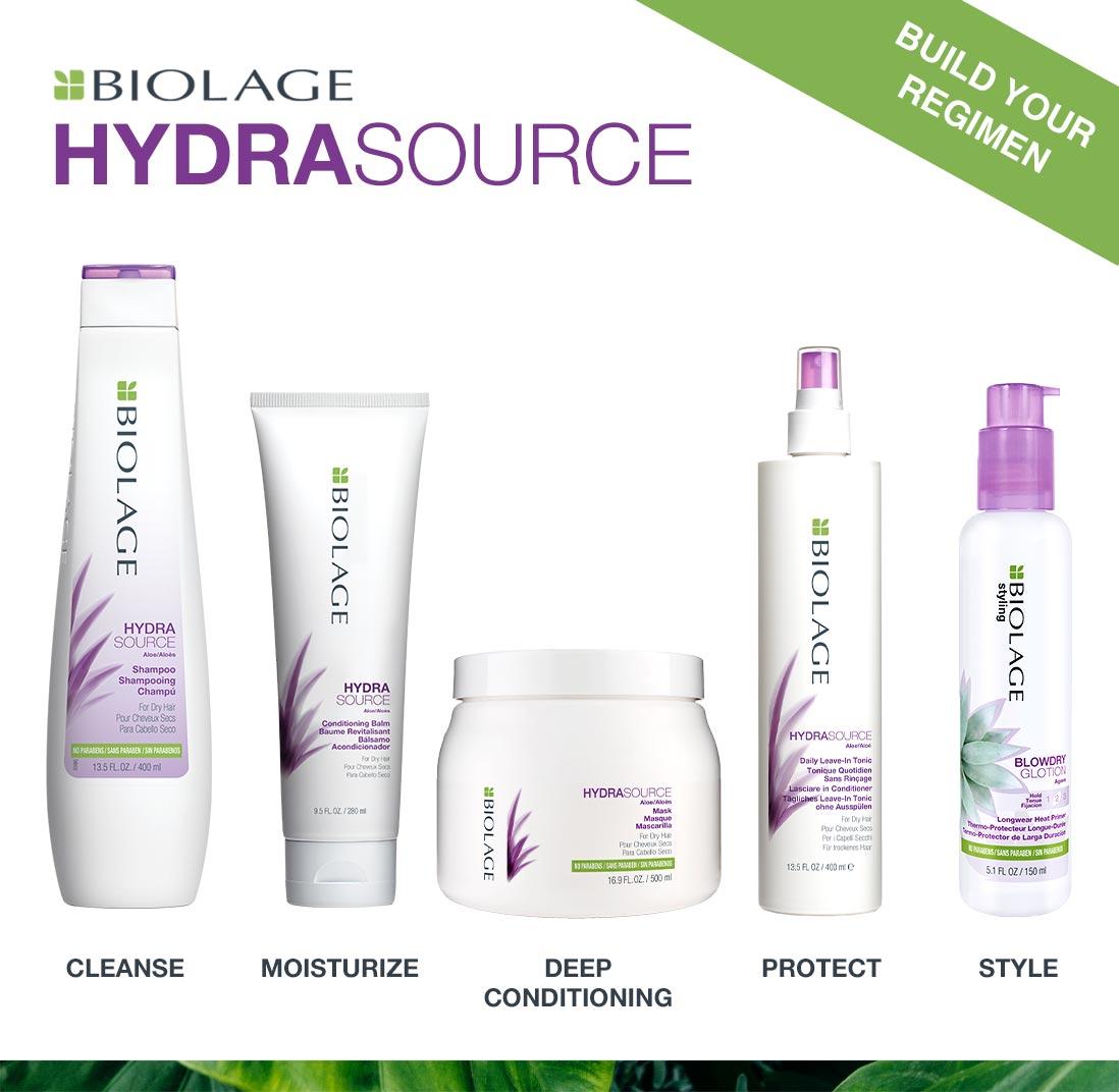 Hydrasource Hair Care regimen