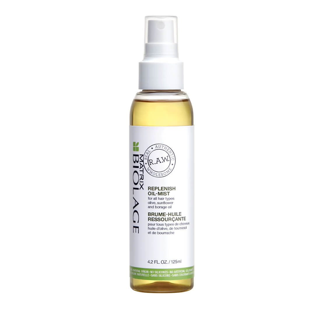 R A W Replenish Oil Mist For All Hair Types Biolage